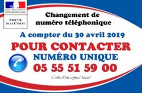 Numéro de téléphone unique des services de l’État en Creuse